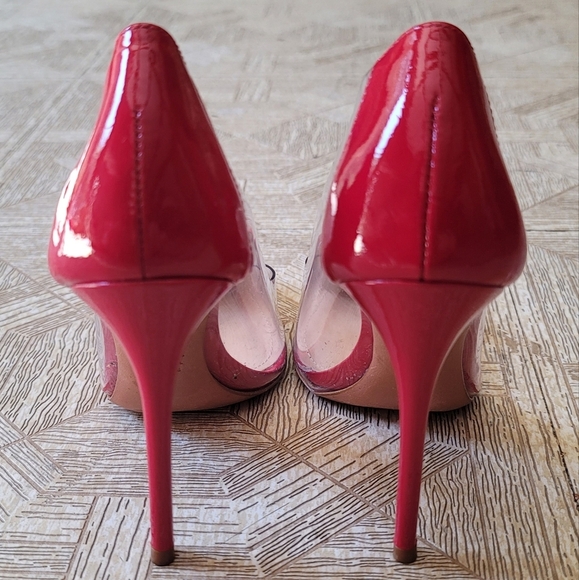 C- Schutz Cendi red pump heels - Picture 3 of 7